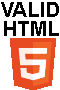 Valid HTML 5