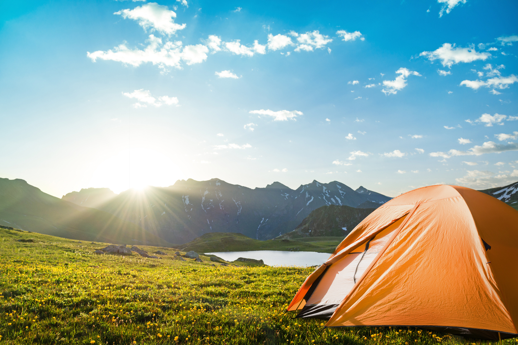 Up view Camping