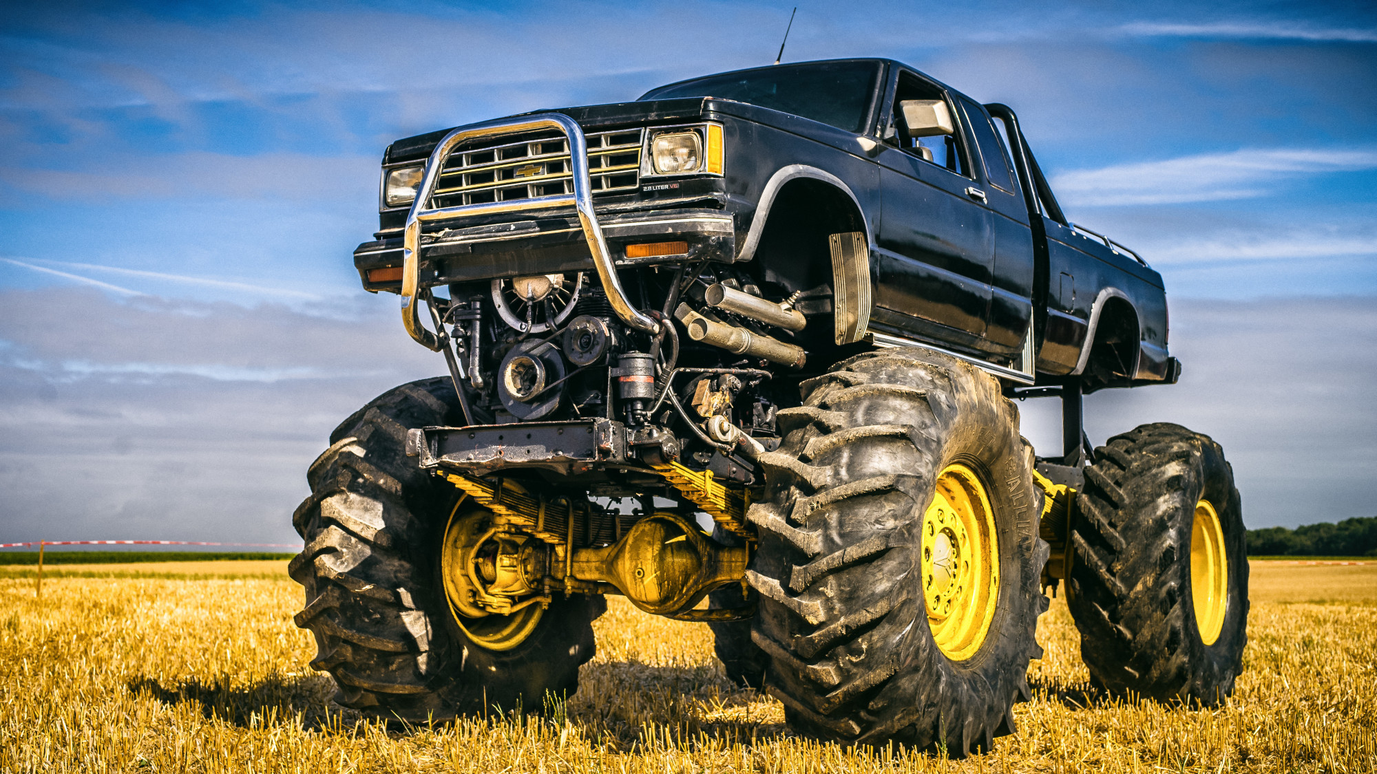 monster truck in field