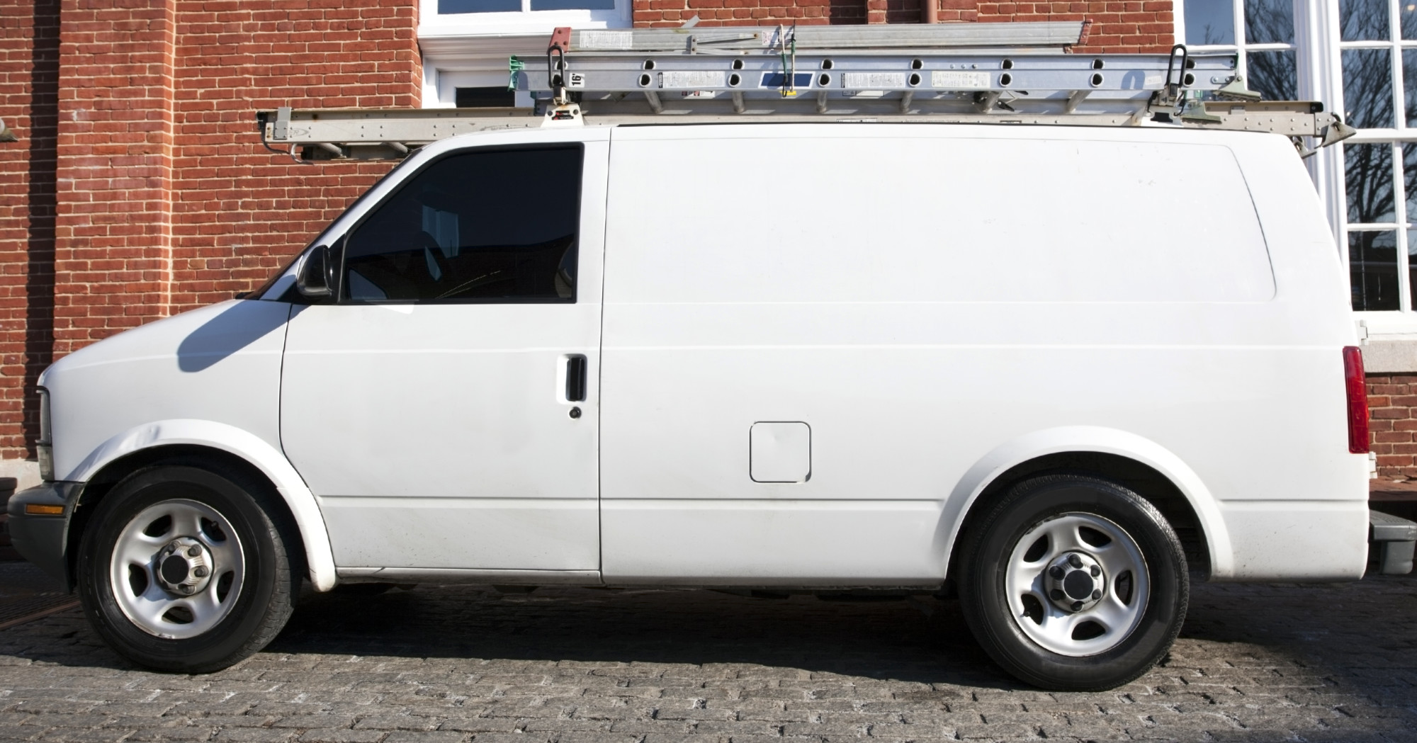 white utility van