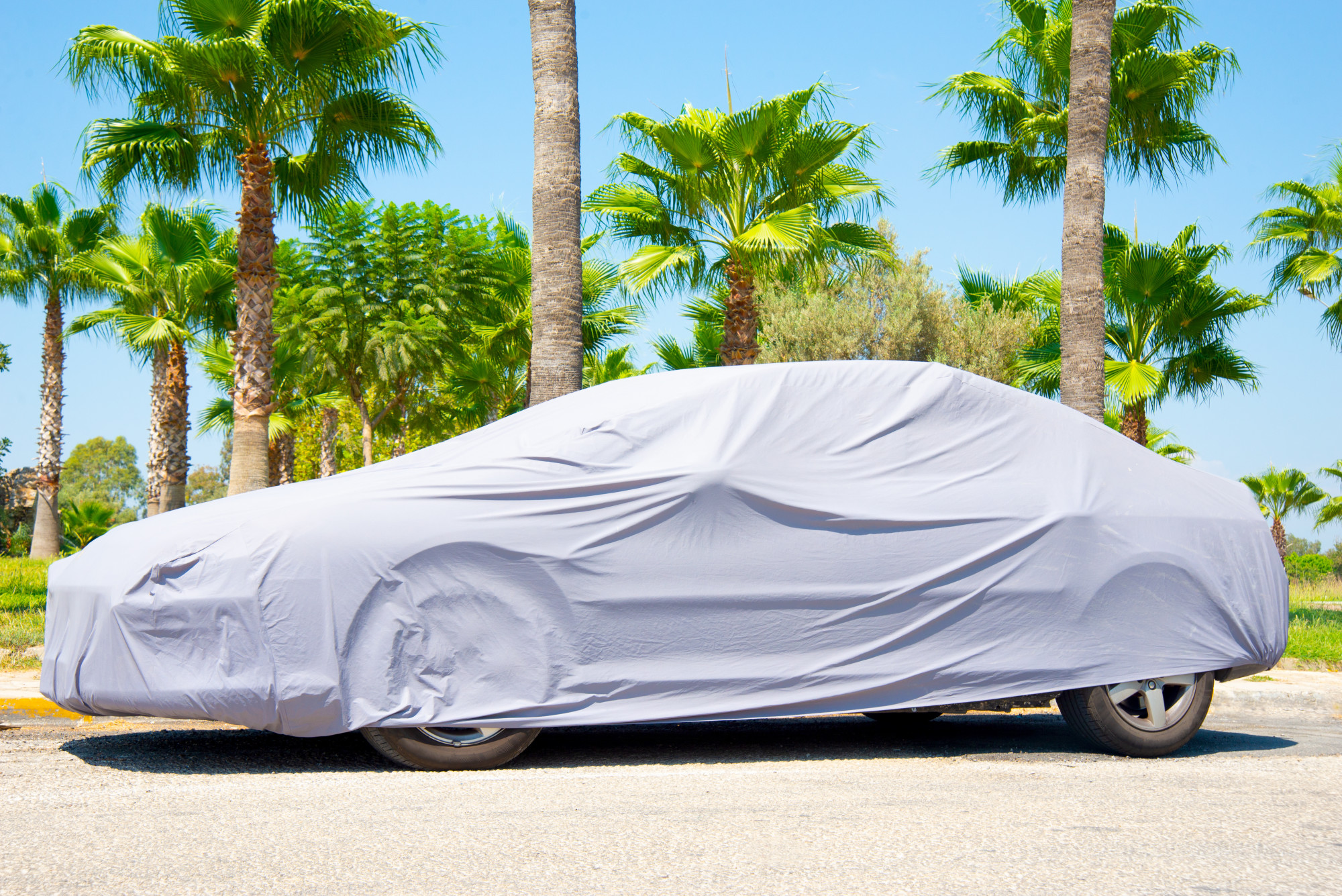 car under a cover