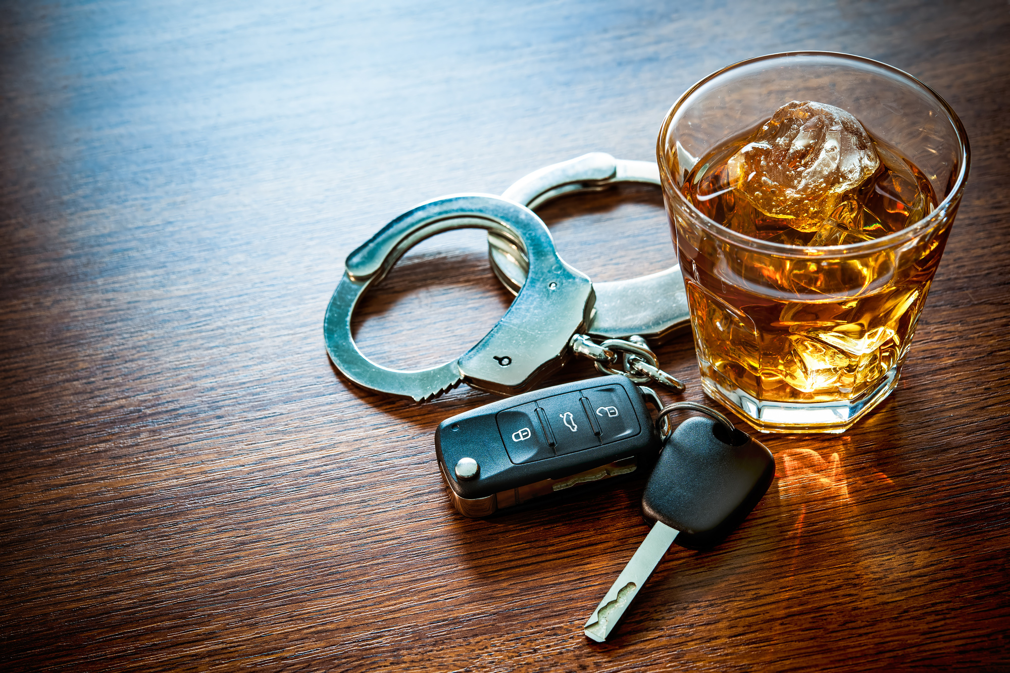 car keys and alcohol