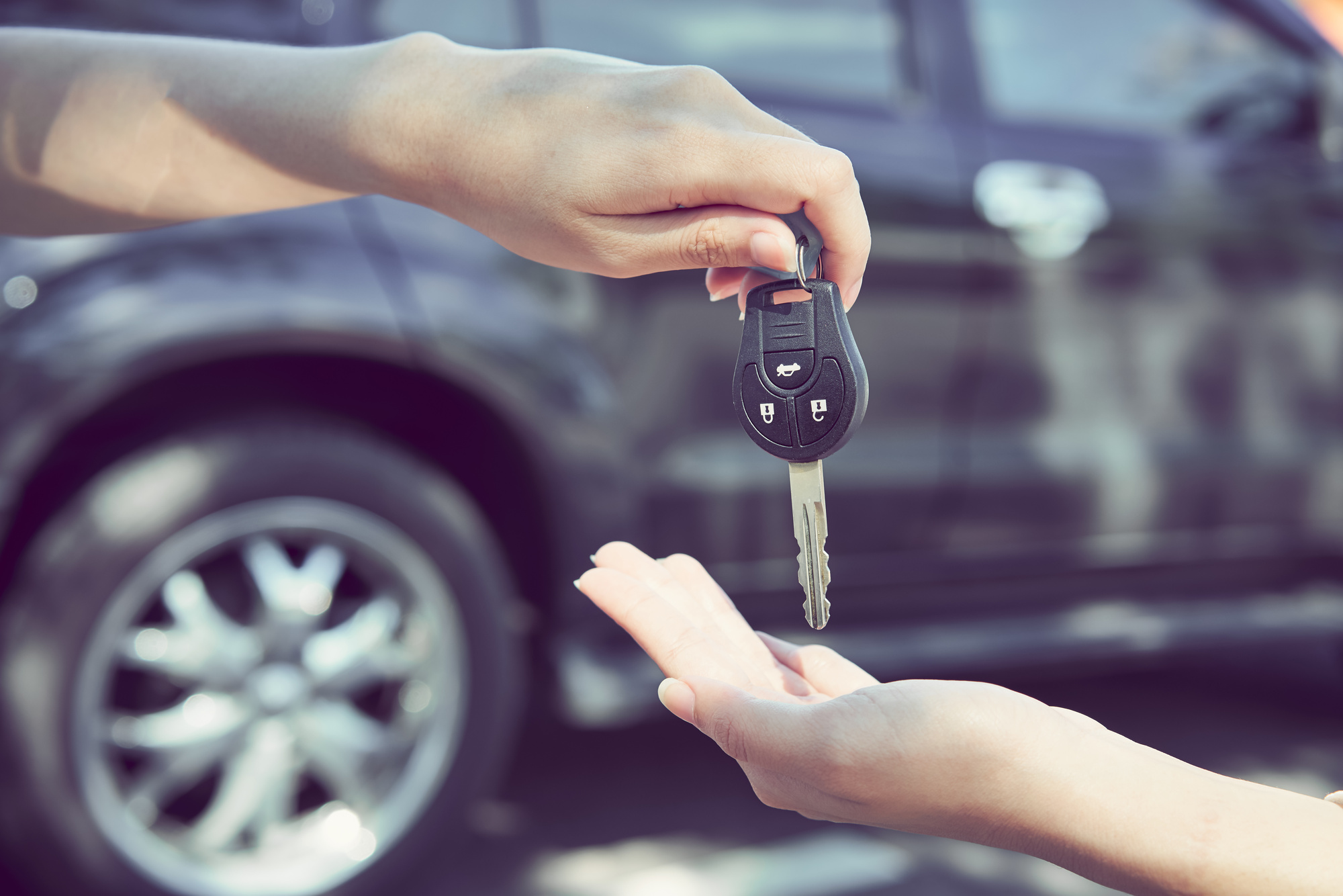 handing over car keys