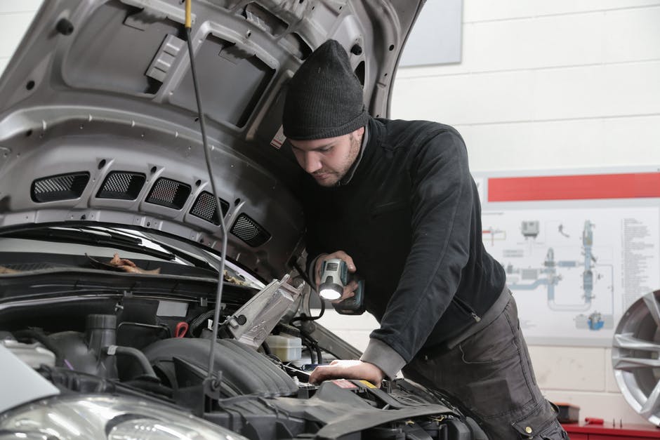 Car Being Serviced