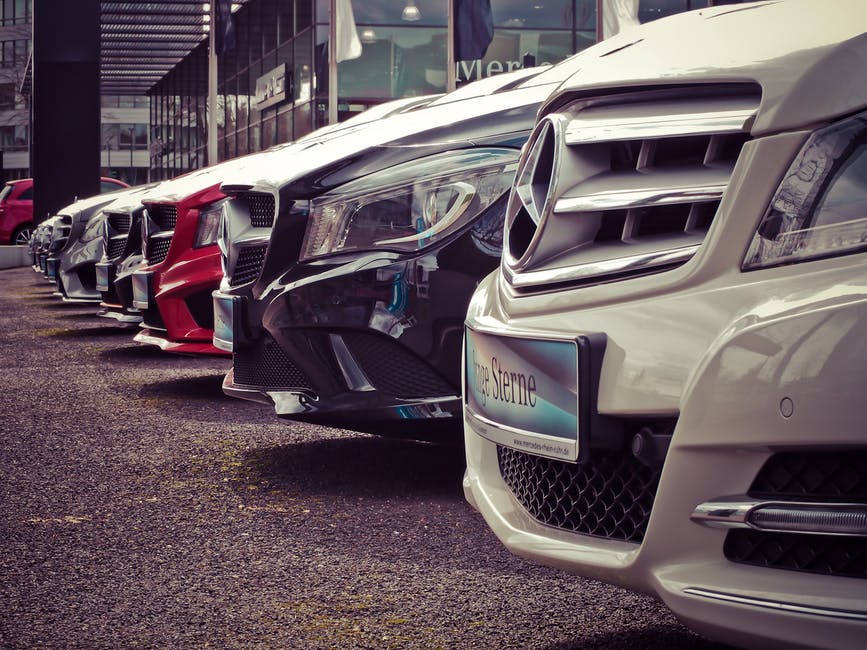 Row of Mercedes-Benz Cars
