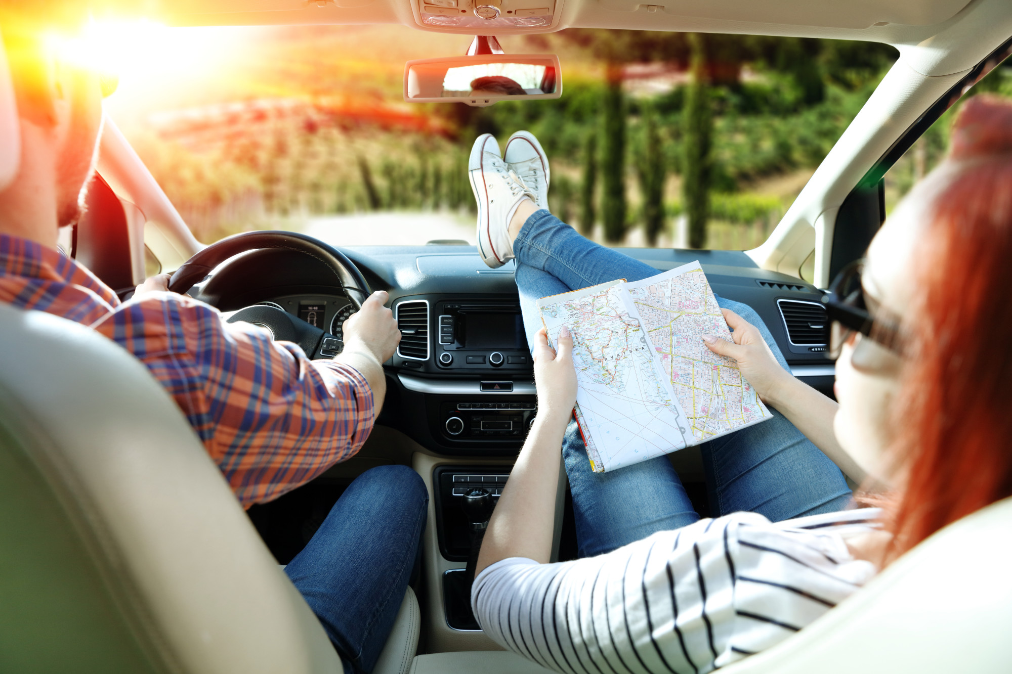 Couple on a Roadtrip